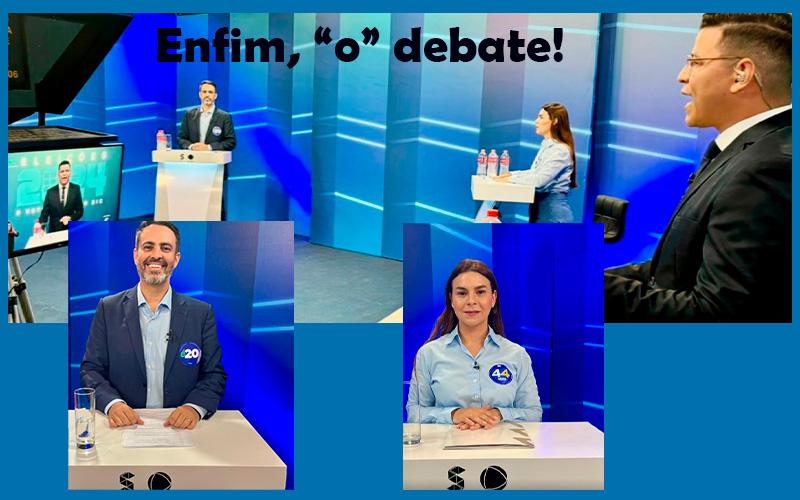 Política - Mariana Carvalho e Léo Moraes se enfrentaram no debate mais quente até agora. quem você acha que venceu?