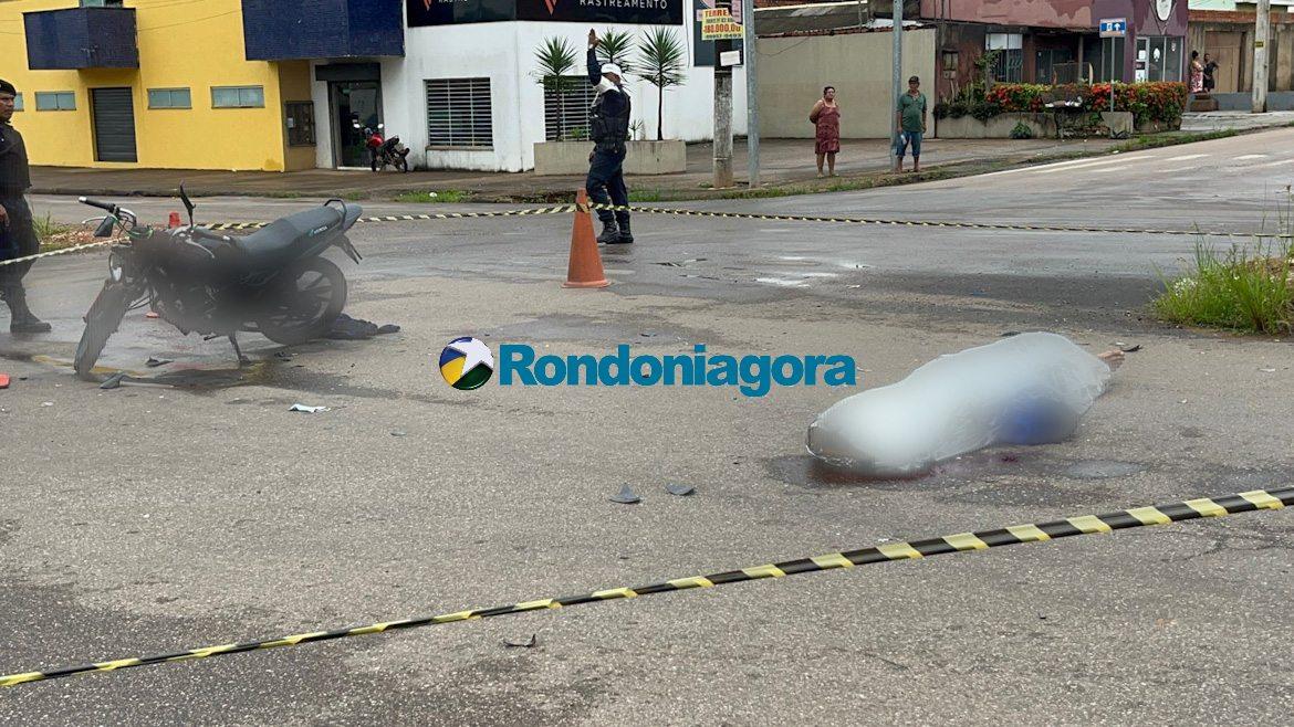 Polícia - Motociclista morre em grave acidente na região central de Porto Velho