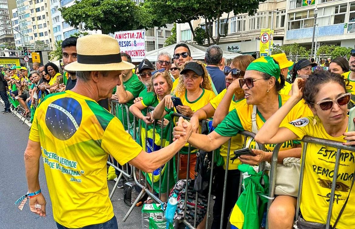 Política - Jaime Bagattoli: Senador reforça apoio à anistia do 8 de Janeiro em ato com ex-presidente Bolsonaro, no Rio