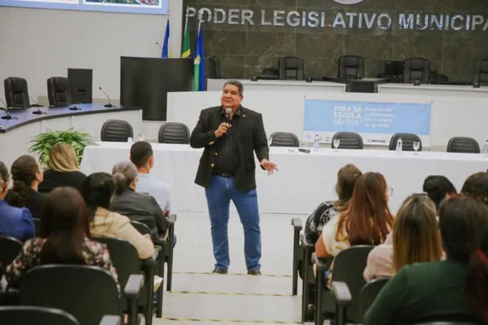 EDUCAÇÃO - Masterclass fortalece ações da Busca Ativa Escolar para profissionais da rede pública de educação de Chupinguaia