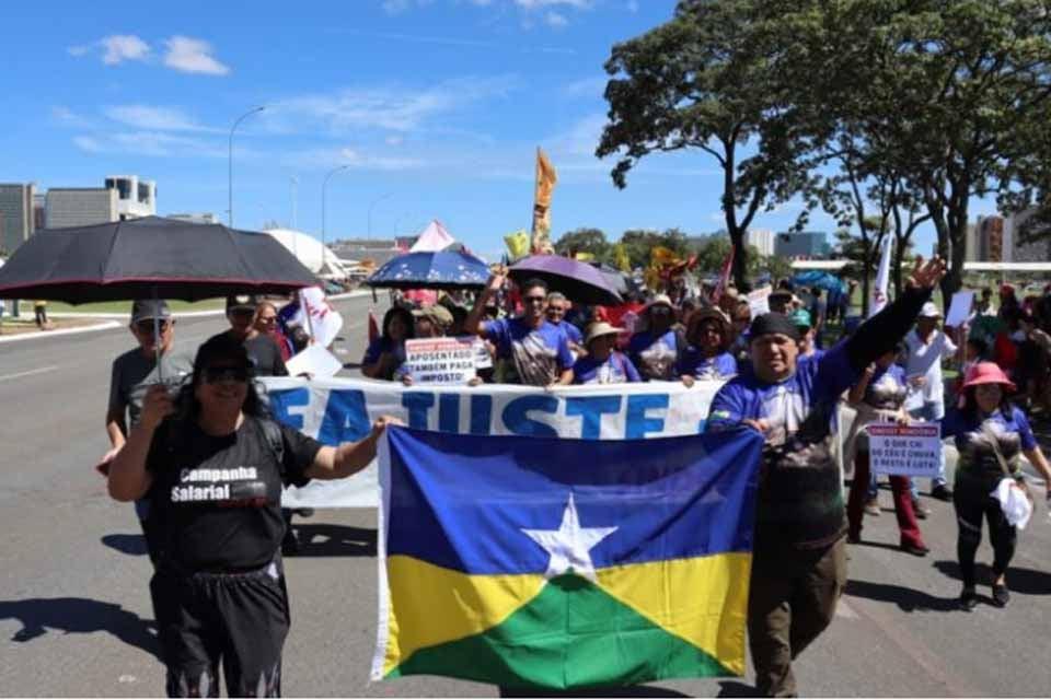 MARCHA TRABALHADORA - SINDSEF-RO representa servidores públicos federais de Rondônia na luta por valorização e dignidade na Marcha da Classe Trabalhadora 2025