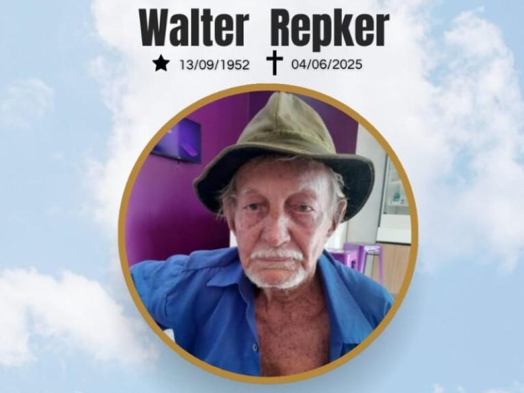 Nota de Pesar - Nota de pesar pelo falecimento de Walter Repker