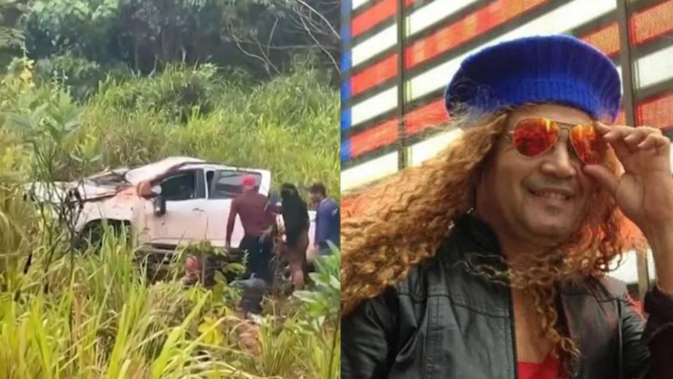 Wanderley Andrade sofre acidente a caminho de show em estrada do Pará