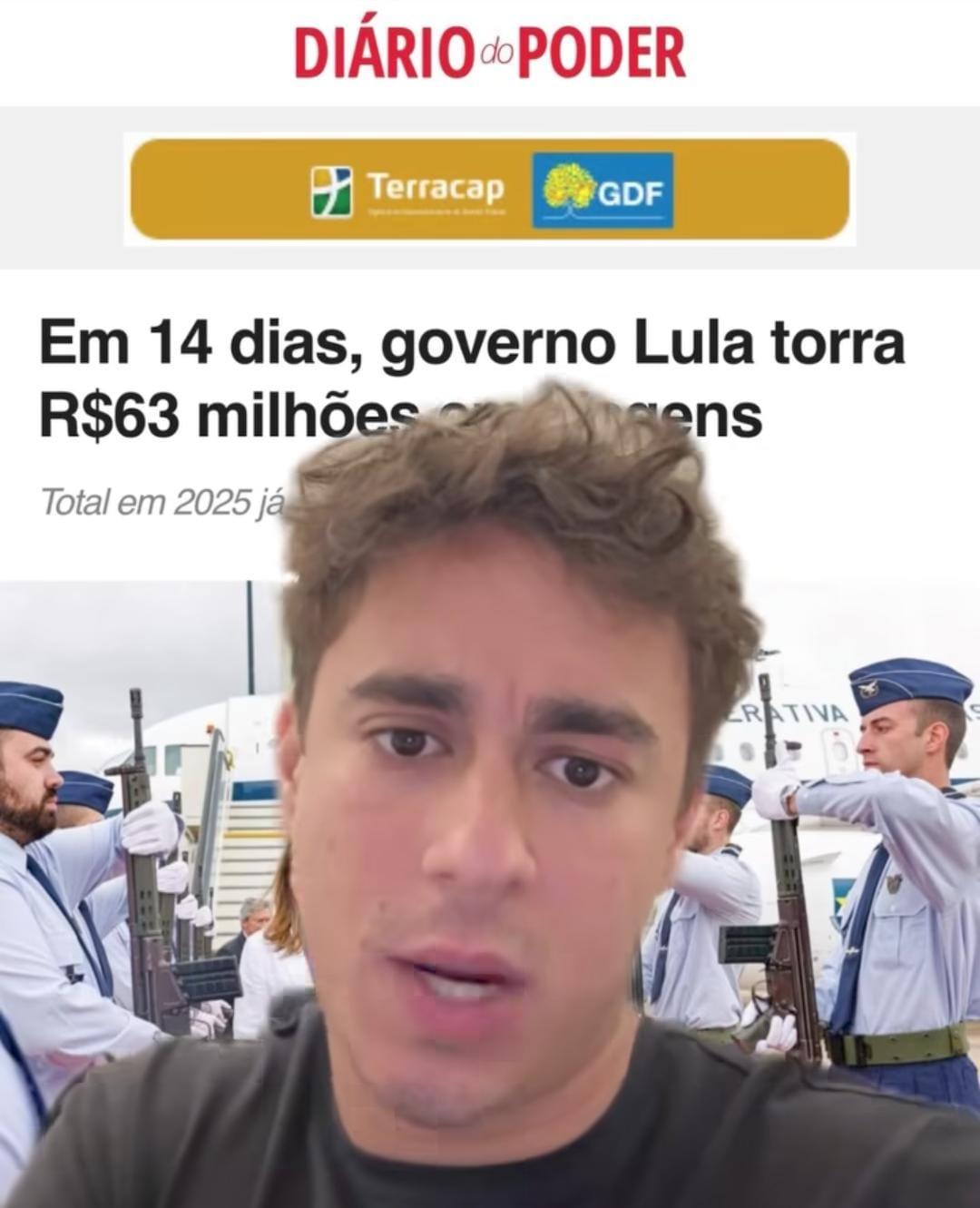 diário do poder - Gastança do governo Lula com viagens repercute entre autoridades