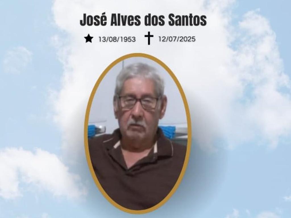 Nota de Pesar - Nota de pesar pelo falecimento de José Alves dos Santos