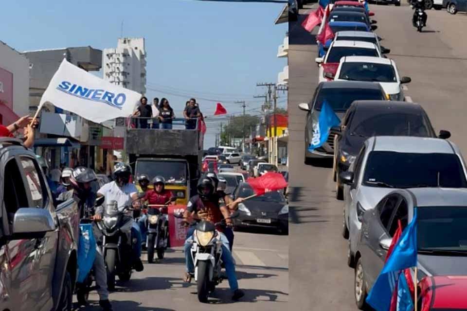 MOBILIZAÇÃO SINTERO: Educação estadual faz buzinaço em Porto Velho e pressiona governo por melhorias na proposta