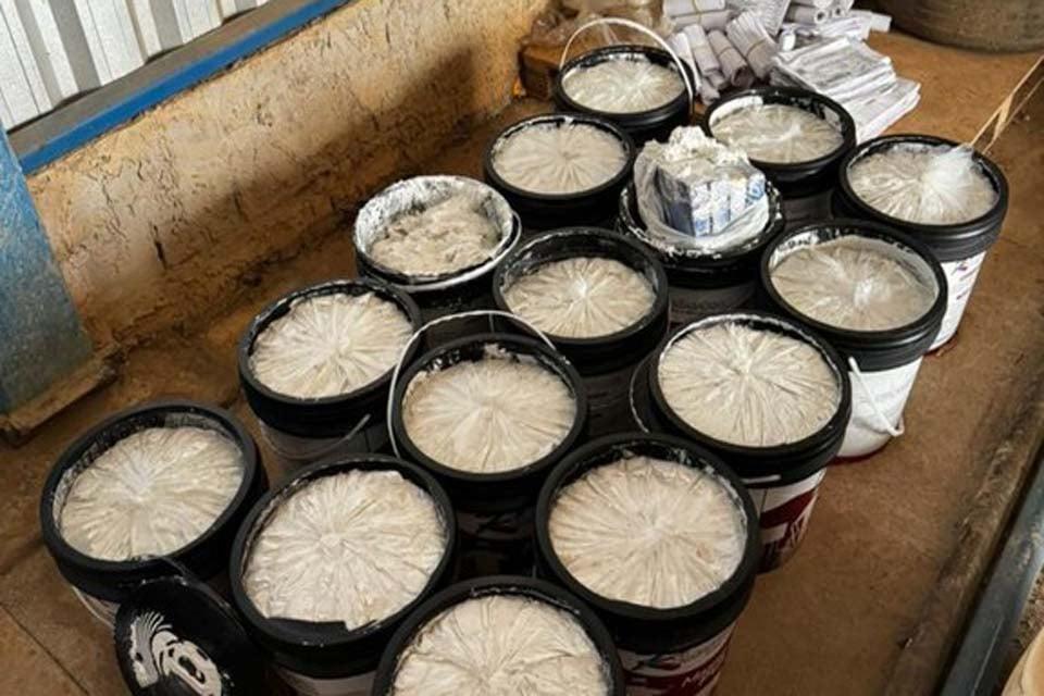 Operação - PF apreende 62,4kg de cocaína durante operação contra tráfico de drogas em Ariquemes