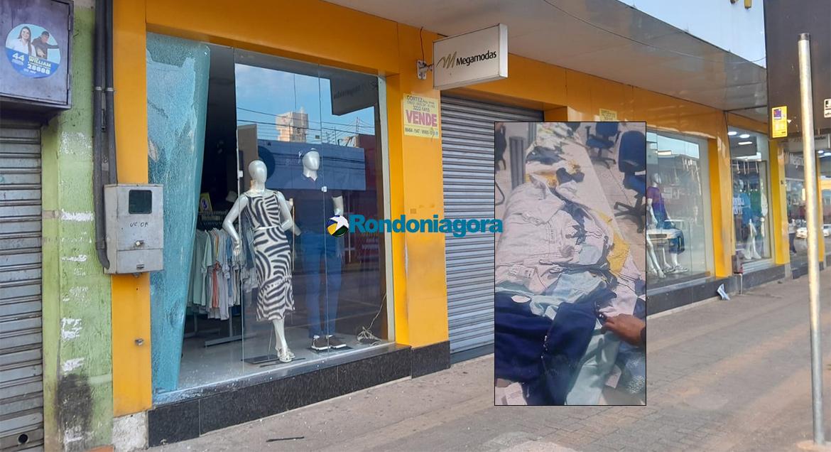 Polícia - Foragido é preso após arrombamento e roubo na Mega Modas