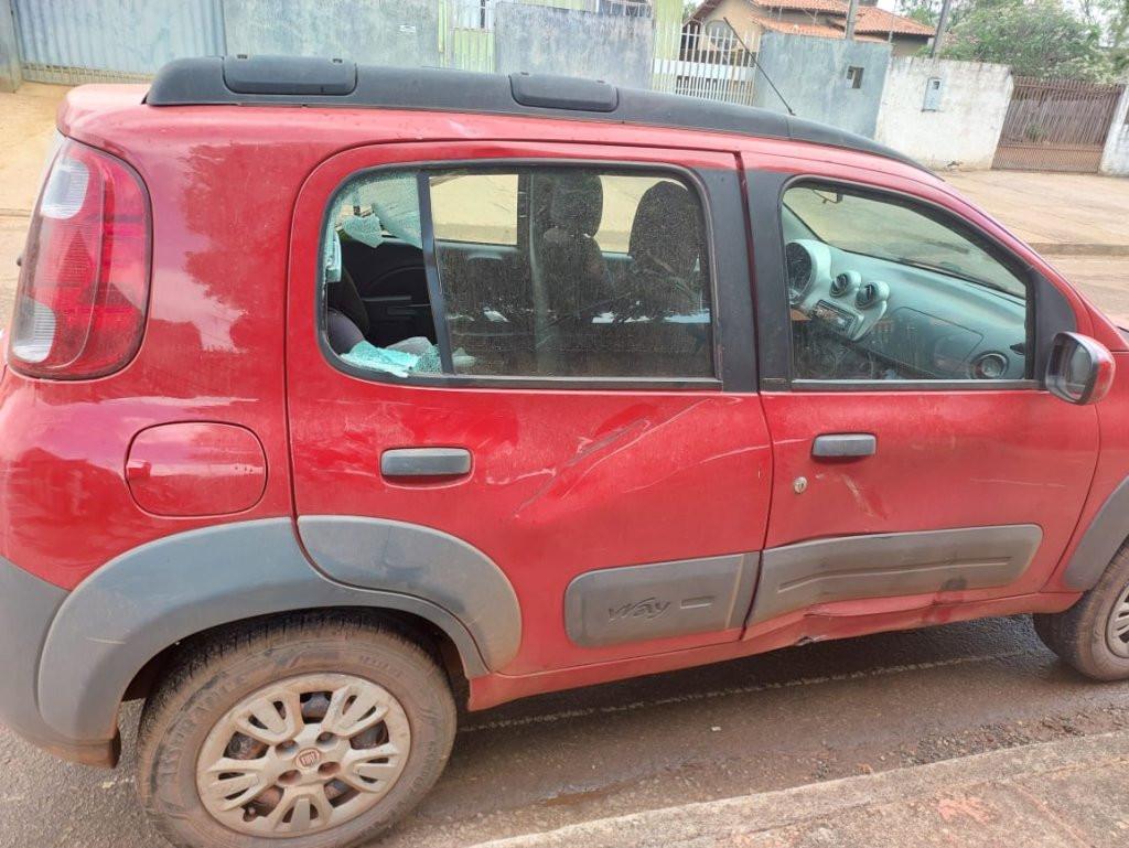 Colisão - Acidente é registrado no bairro São Cristóvão em Rolim de Moura