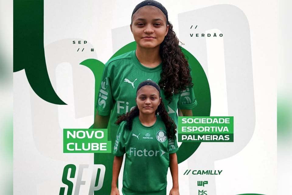 FUTEBOL FEMININO - Artilheira do futebol rondoniense: Camilly assina contrato com o Palmeiras