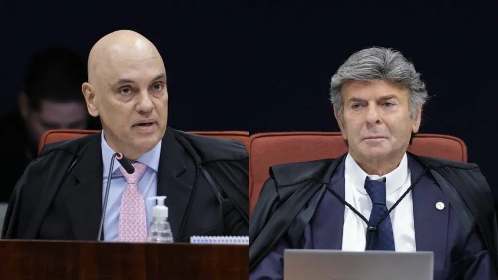 Moraes e Luiz Fux trocam farpas durante julgamento de Bolsonaro