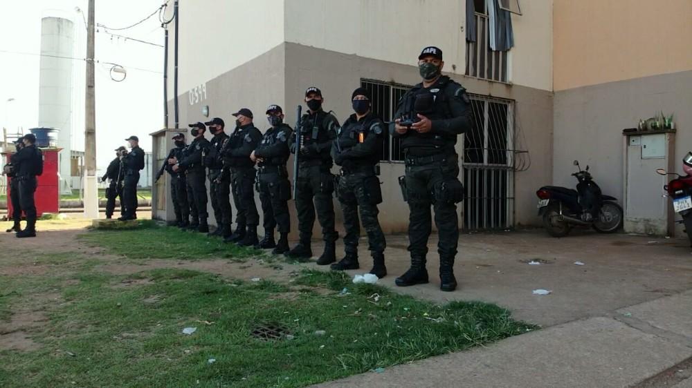 Polícia-  Ação conjunta busca foragidos, drogas e armas em Porto Velho