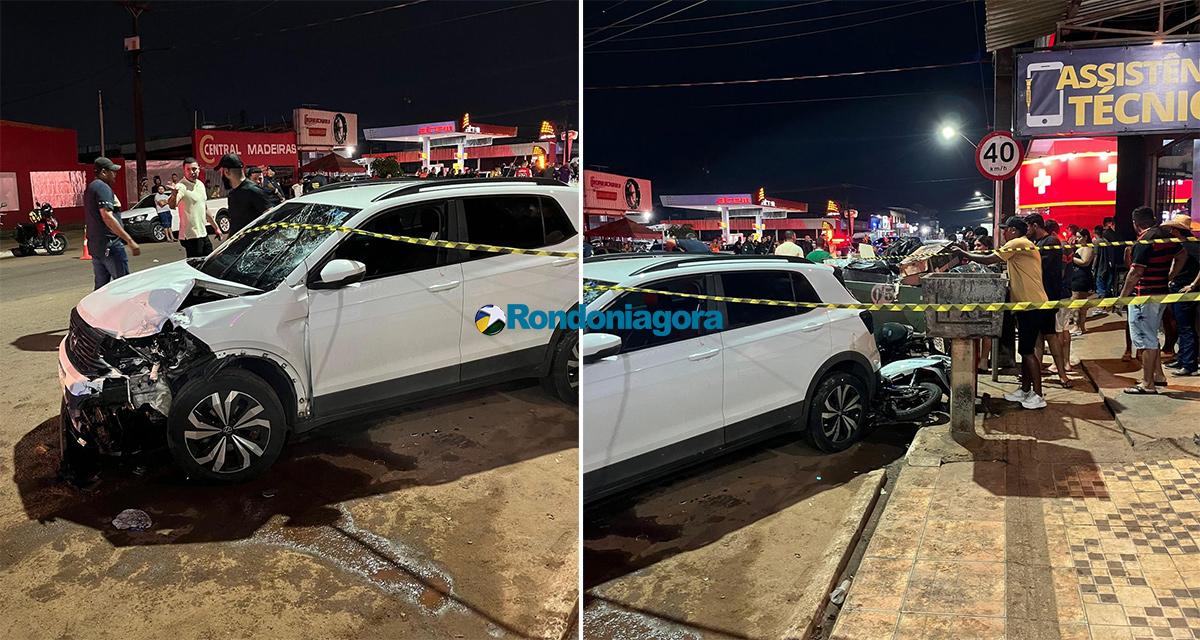 Polícia - Motorista bêbado é preso após provocar série de acidentes na zona Leste de Porto Velho