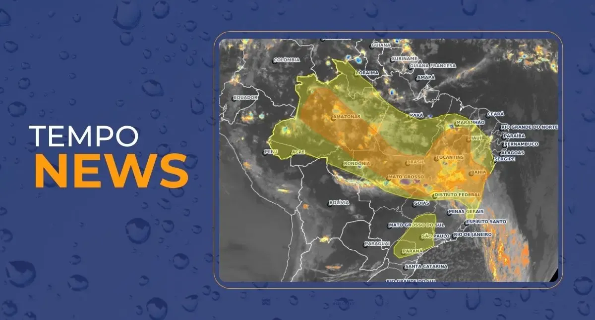 Notícias - Pancadas de chuva são esperadas em todo o estado de Rondônia entre terça e quinta-feira