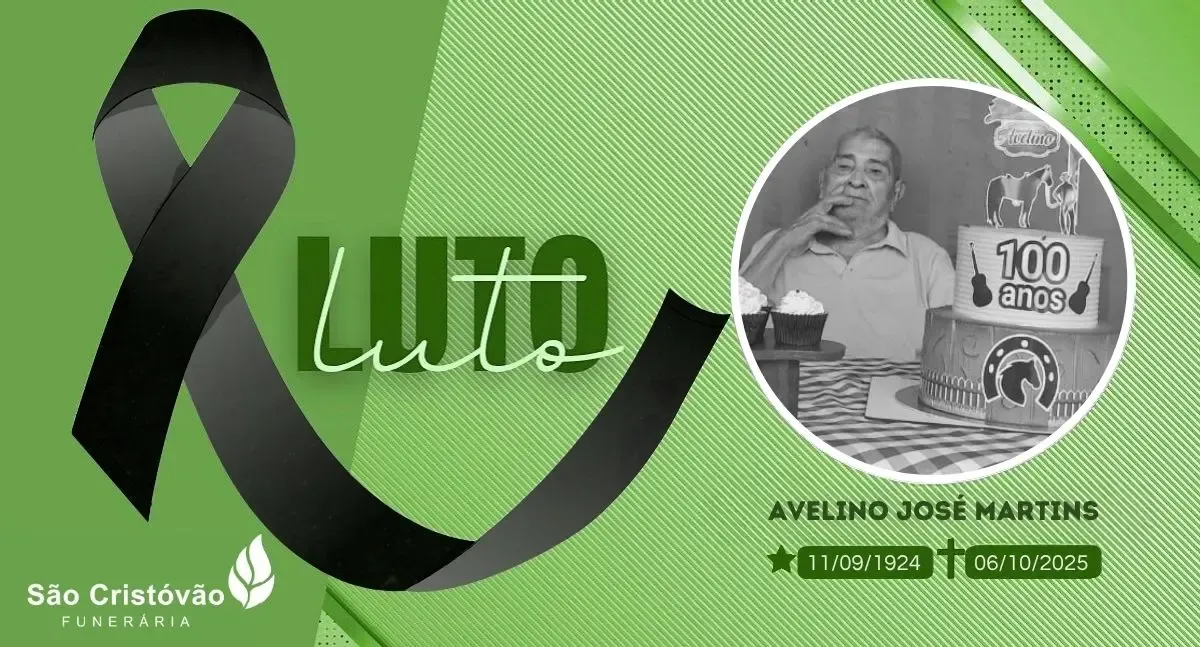 Obituário - Nota de pesar: Avelino José Martins