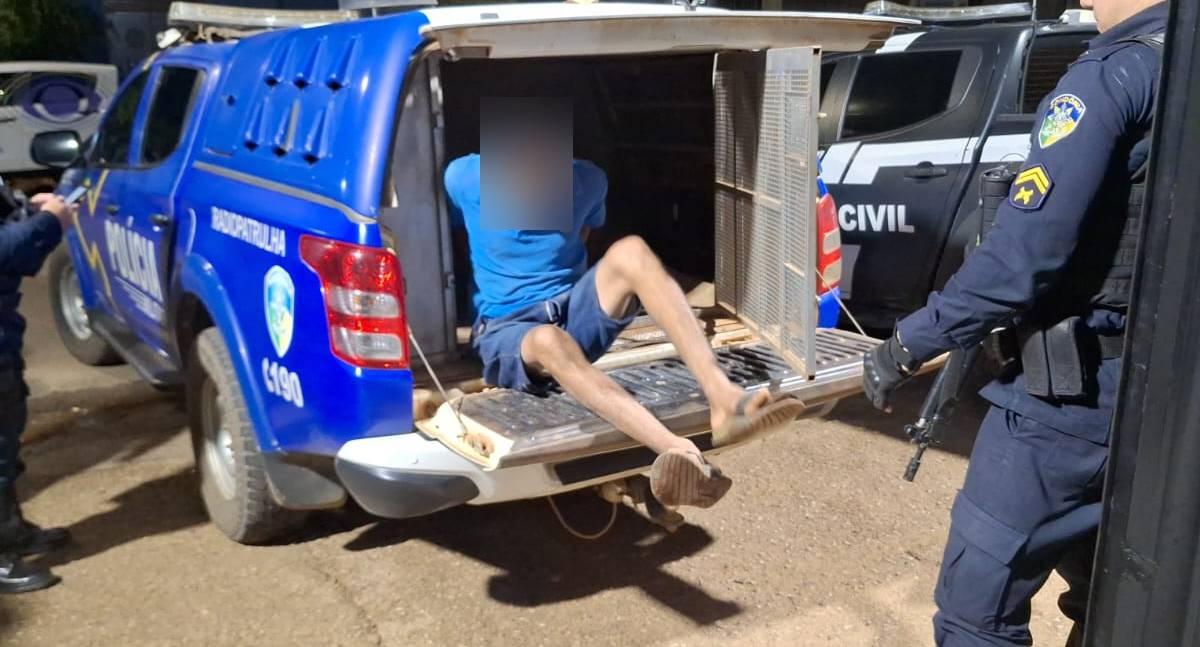 Polícia -  PM prende foragido com mandado de prisão em Candeias do Jamari