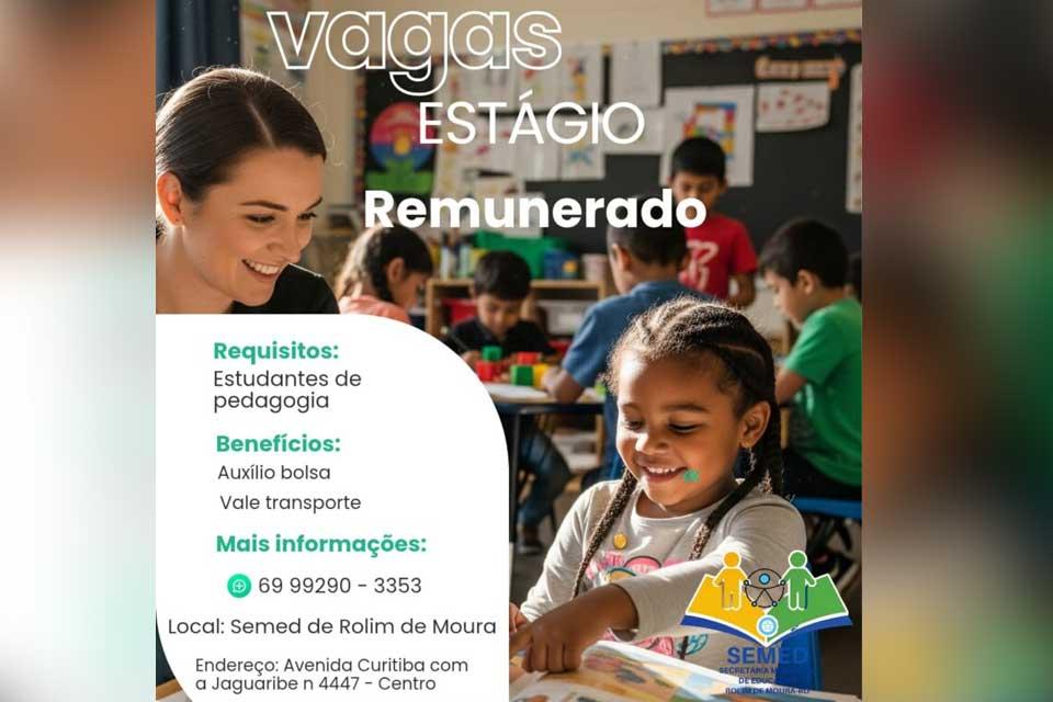 ROLIM DE MOURA - Semed e CIEE firmam parceria para oferta de estágios a estudantes de Pedagogia