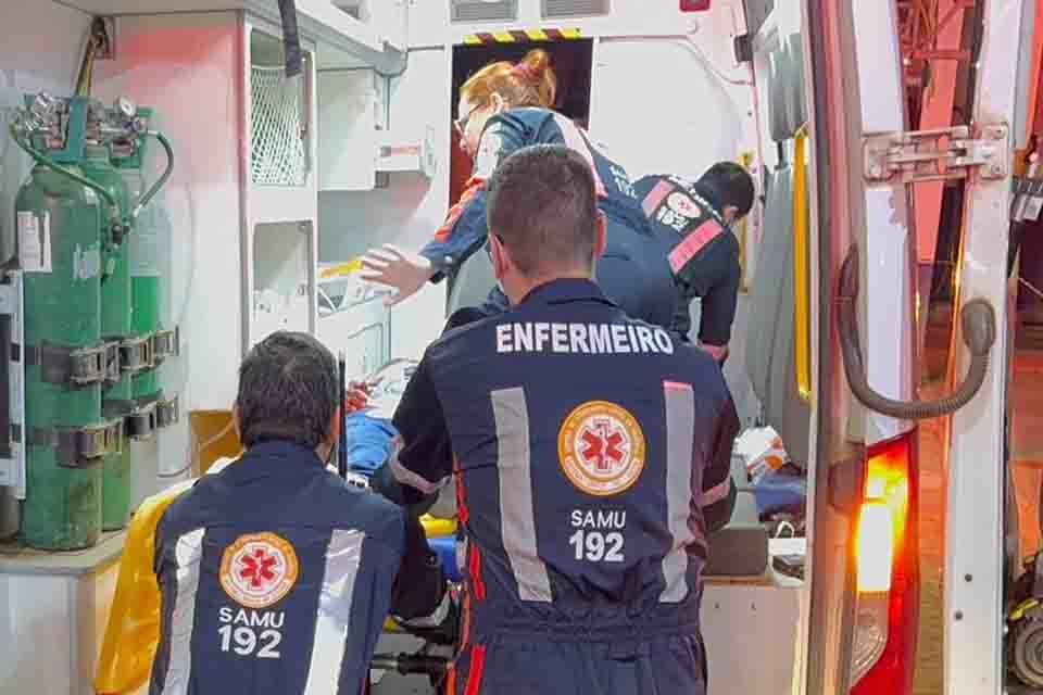 Violência Homem é socorrido em estado grave após ser espancado por grupo criminoso