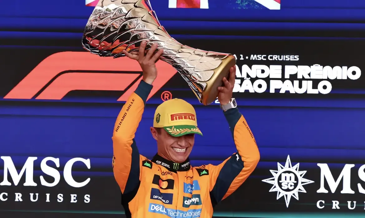 Esportes - Fórmula 1: Lando Norris vence GP do Brasil e abre vantagem na ponta