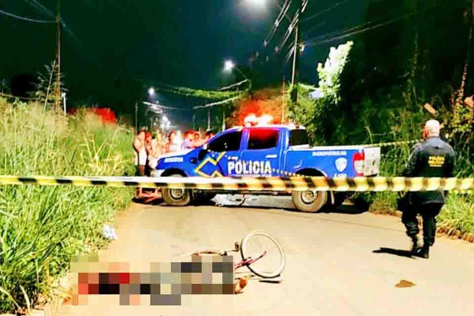 Porto Velho - Homem é morto com vários tiros enquanto andava de bicicleta na zona Leste