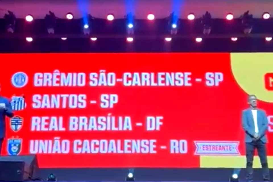 TABELA Definido grupo do União Cacoalense na Copa São Paulo de Futebol Júnior