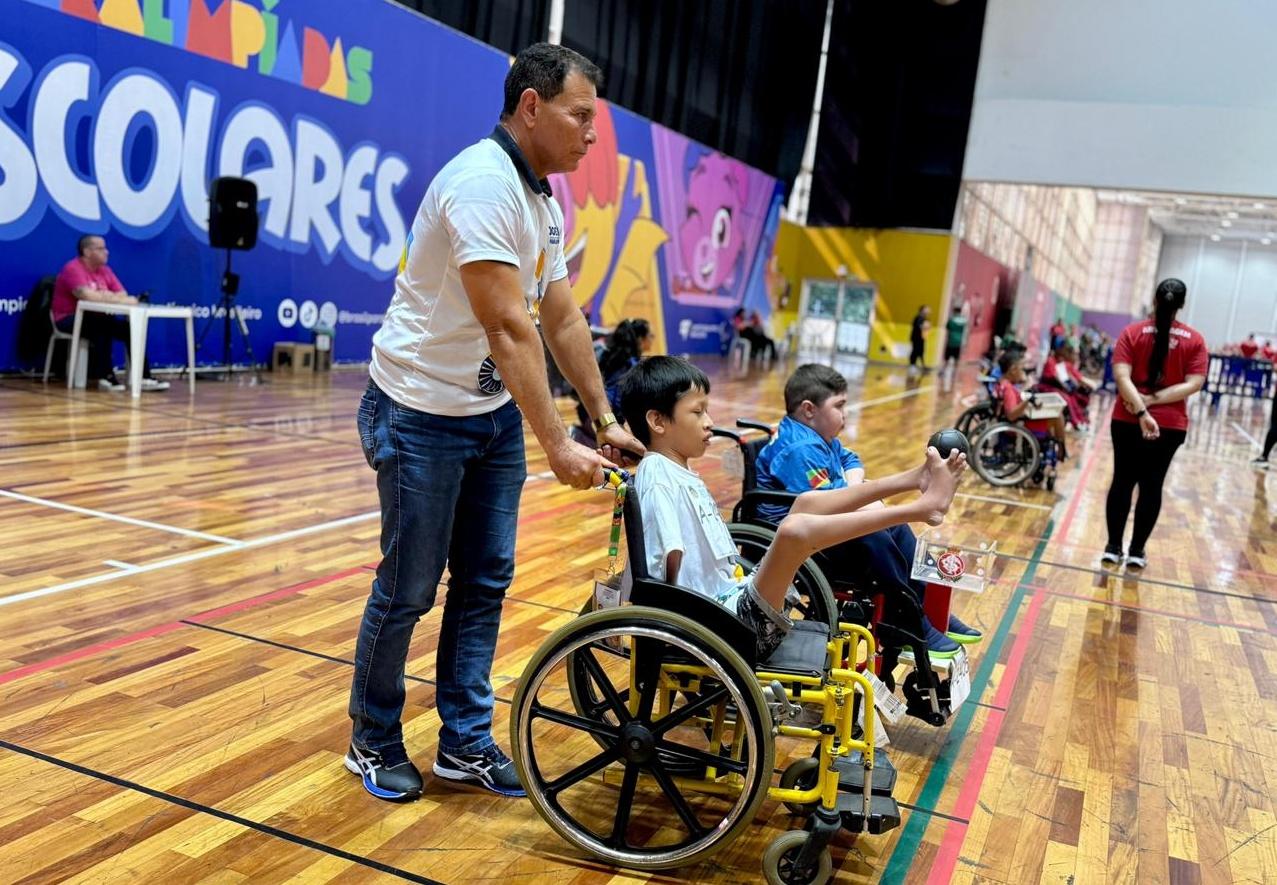 COMPETIÇÃO ESCOLAR - Com recorde de atletas, bocha adaptada de Rondônia encerra em alta, 2º bloco das Paralimpíadas Escolares
