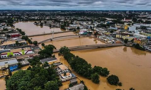Geral - Rio Acre atinge cota de alagação e Defesa Civil alerta população de Rio Branco