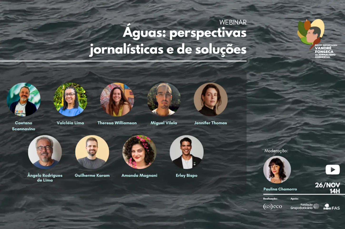 VÍDEOS - Notícias - Contradições e desafios no acesso à água potável marcam debates de webinar