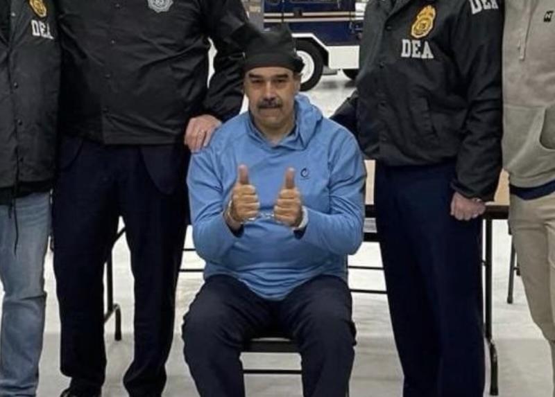 No xilindró - Imagens mostram Maduro algemado e bem disposto