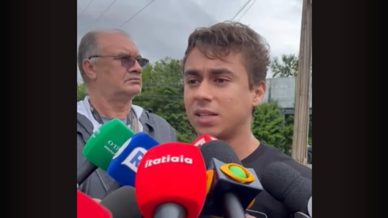Após visitar Bolsonaro - VÍDEO: Nikolas diz que Eduardo ‘não está bem’ por lhe apontar ‘amnésia’