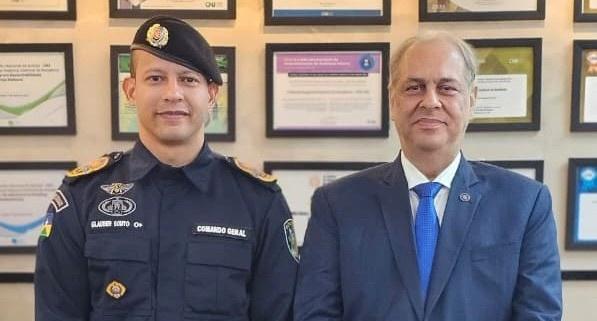 Geral - Comandante-Geral da PM visita presidente do TRE-RO para tratar da segurança das eleições 2026