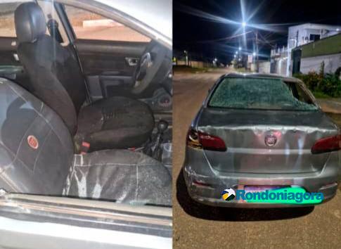 Polícia - Homem toma carro da mãe, destrói portões de familiares e aterroriza idosos e crianças