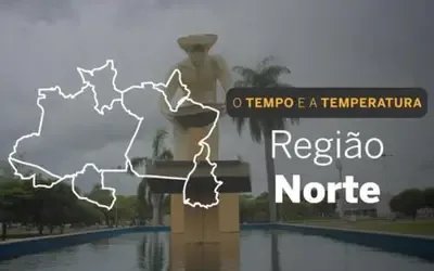 Tempo | Previsão do tempo - PREVISÃO DO TEMPO: Norte tem chuva intensa nesta segunda-feira (16)