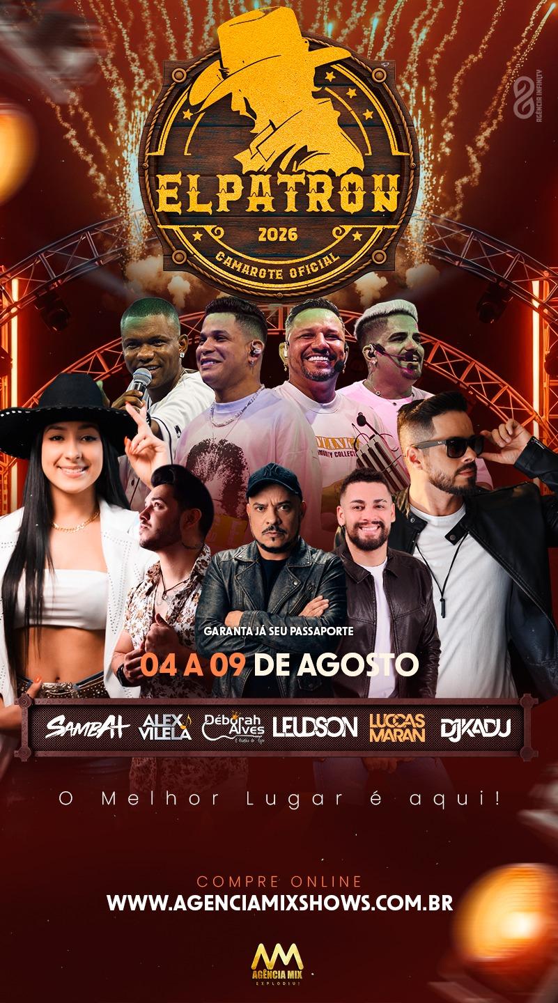  ABERTURA OFICIAL DE VENDAS — CAMAROTE EL PATRON 2026