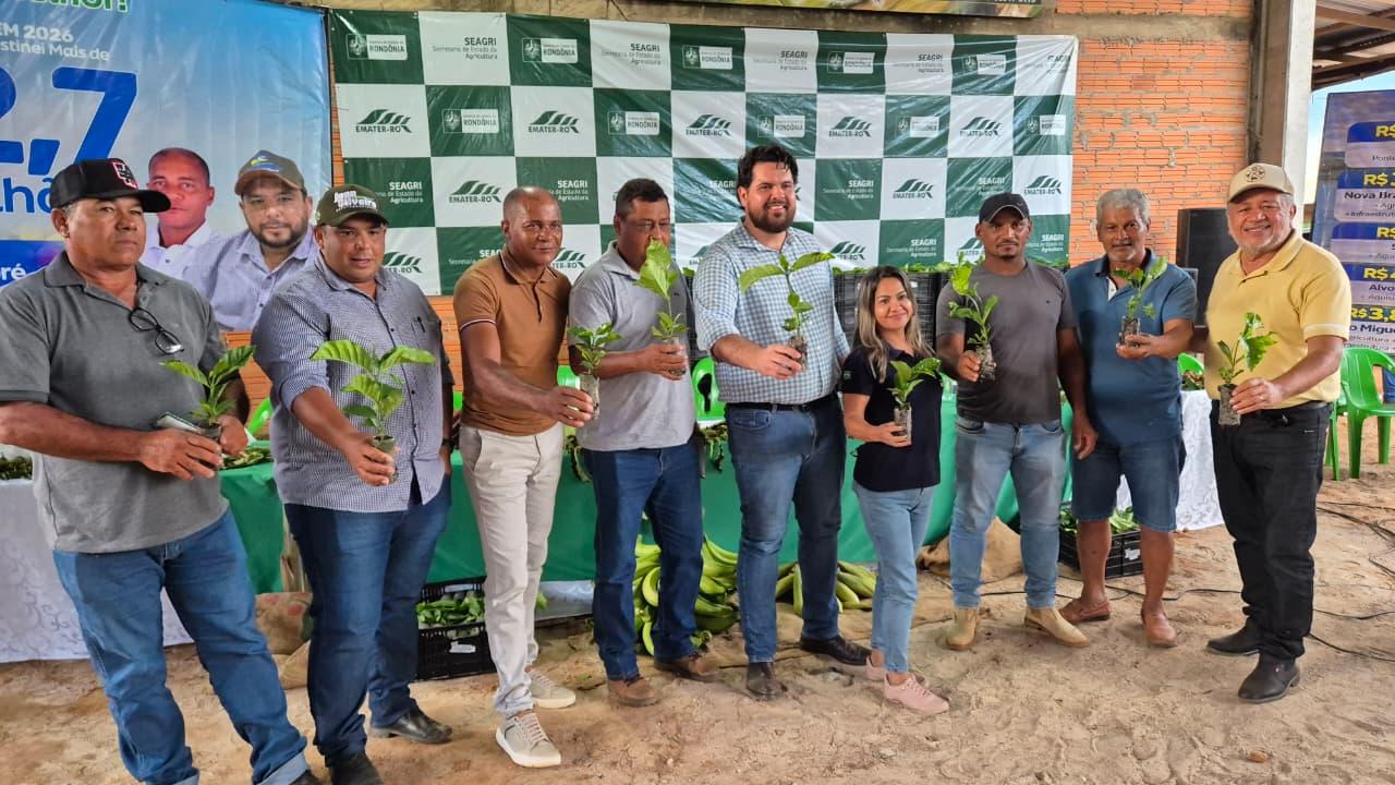 Deputado Jean Oliveira garante 50 mil mudas de café e fortalece agricultura familiar em São Miguel