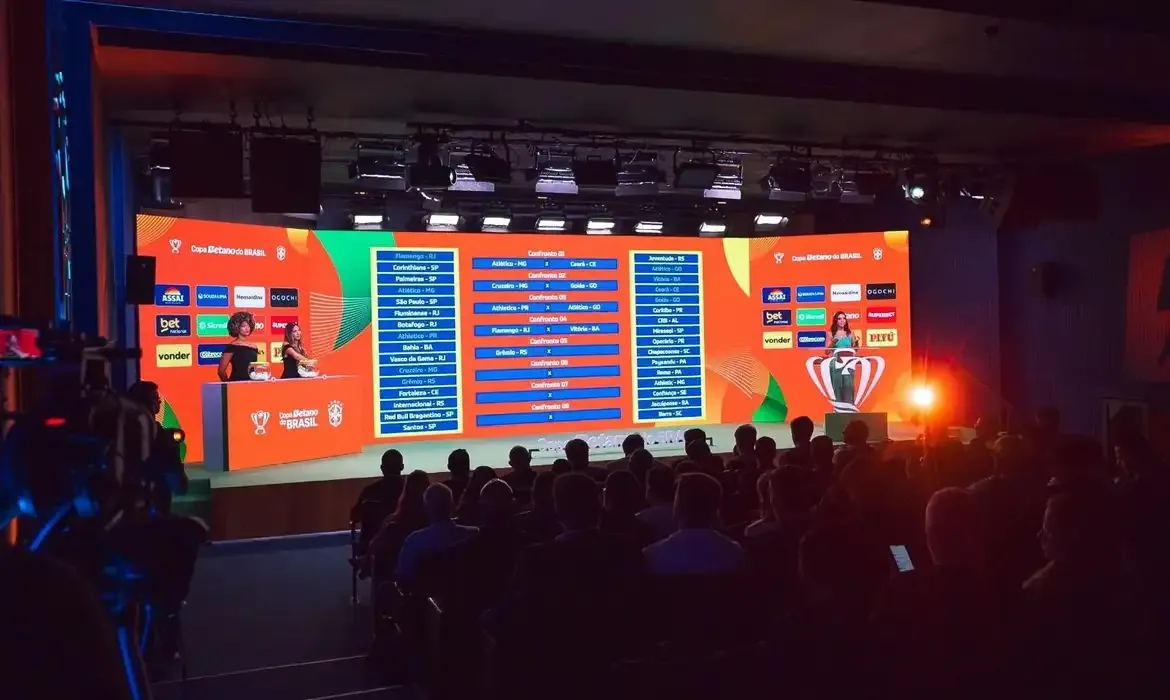 Esportes - CBF sorteia confrontos da quinta fase da Copa do Brasil