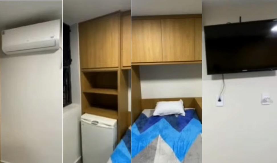 Melhorou muito - Cela de Vorcaro tem cama, TV, geladeira e ar-condicionado