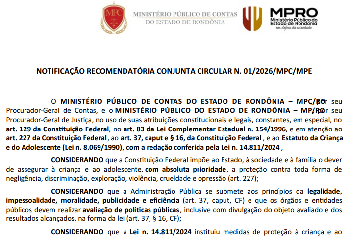 MPC e MP orientam fiscalização rigorosa de profissionais que atuam com crianças e adolescentes