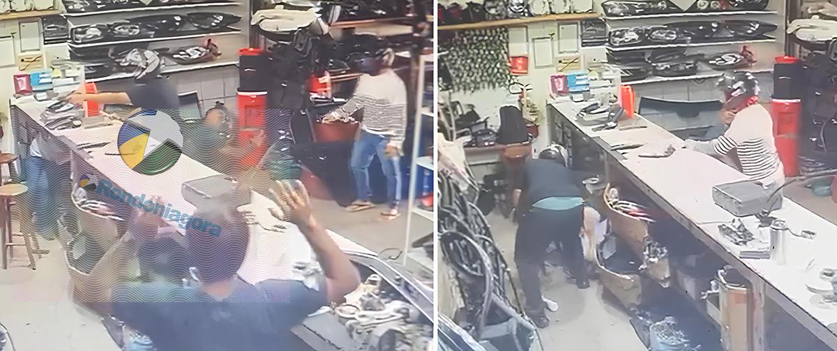 Polícia - Dupla armada invade loja no centro de Porto Velho e rouba cerca de R$ 20 mil em joias