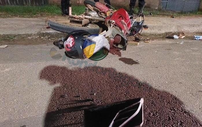 Polícia - Motociclista sem habilitação se envolve em acidente e deixa três gravemente feridos em Porto Velho