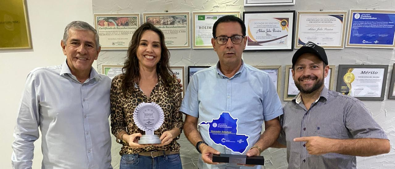 Prefeitura de Rolim de Moura conquista prêmio estadual do Sebrae e avança para etapa nacional com projeto da Agricultura