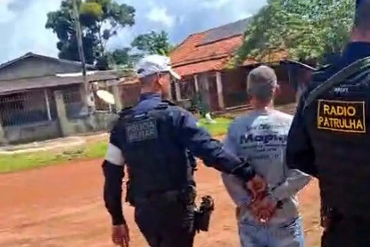 Rolim de Moura -Homem condenado a 16 anos por estupro de vulnerável é preso pela PTRAN