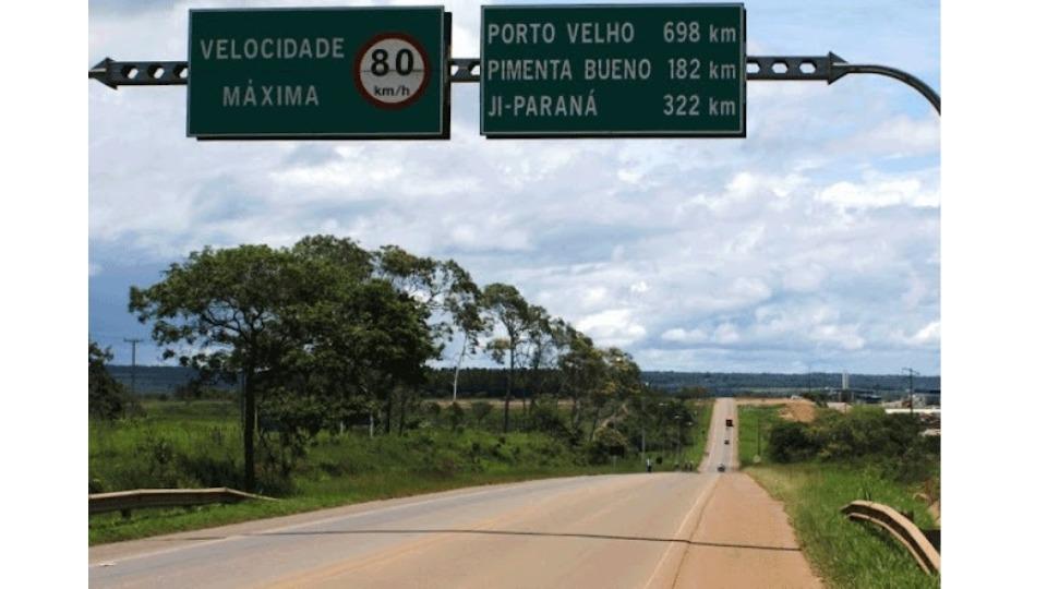 Rondônia  -  Após alto índice de acidentes por má conservação, empresa resolve por mais radares na rodovia