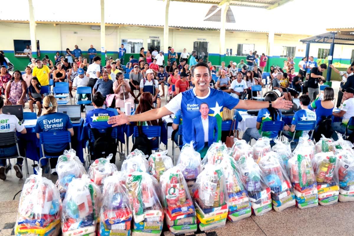 SERVIÇOS GRATUITOS - Mais de 1000 pessoas são atendidas na 5ª edição do Cidadania no Bairro promovida por Eyder Brasil