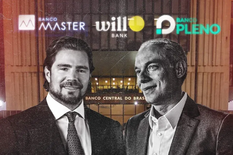 Tácio Lorran - Figurões do Banco Master, Pleno e Will Bank entraram 73 vezes no BC