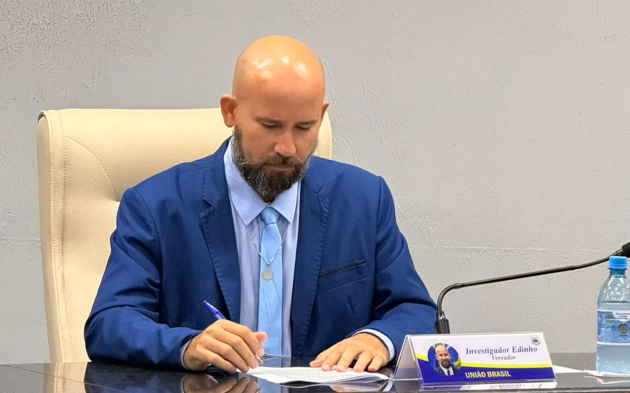 Vereador Edinho encaminha ao Executivo Indicações vindo da população, com o objetivo de promover melhorias ao município