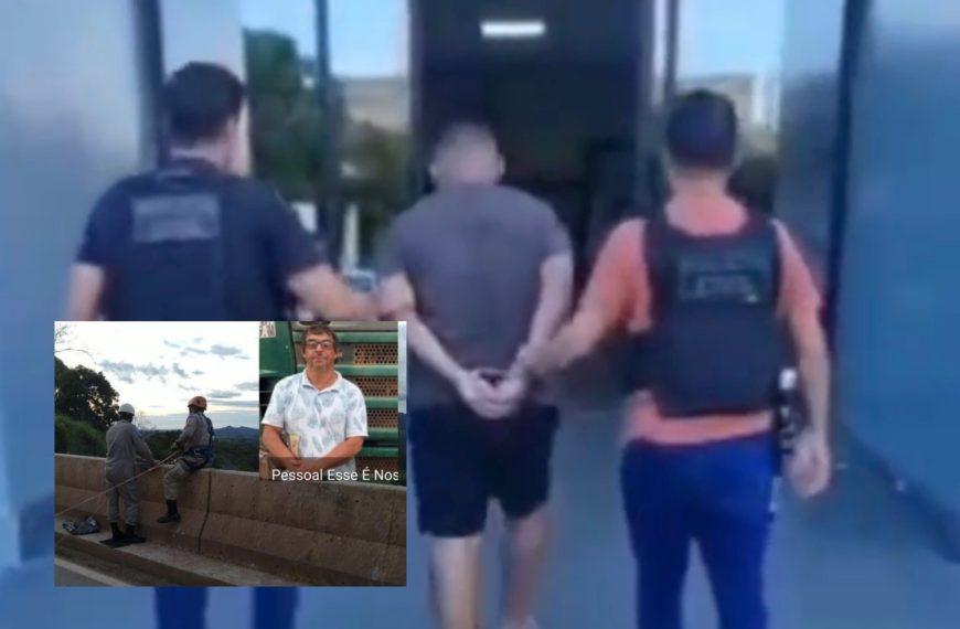 VÍDEO - CASO CHOCANTE Bandido ligado à morte e desaparecimento de caminhoneiro é preso em Rondonópolis; assista