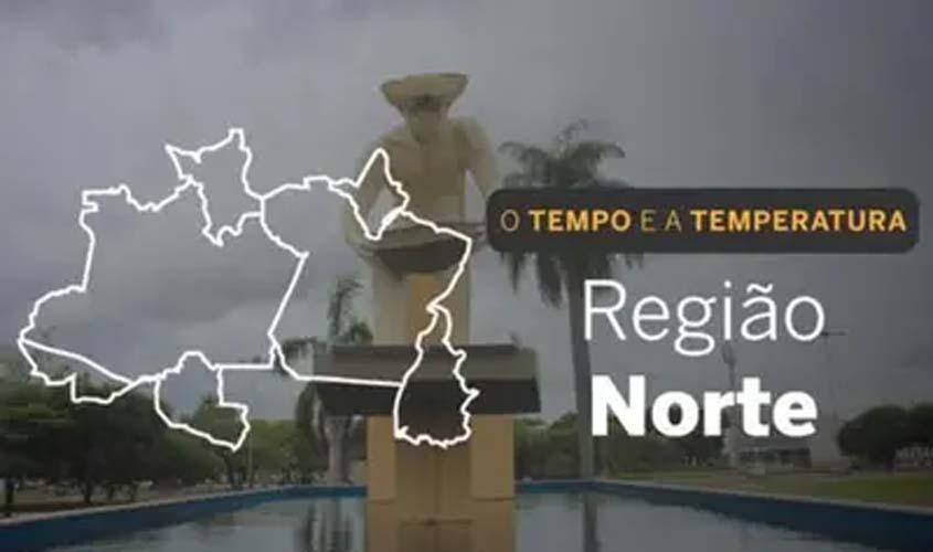 Chuva na Região Norte continua nesta quinta-feira (30)