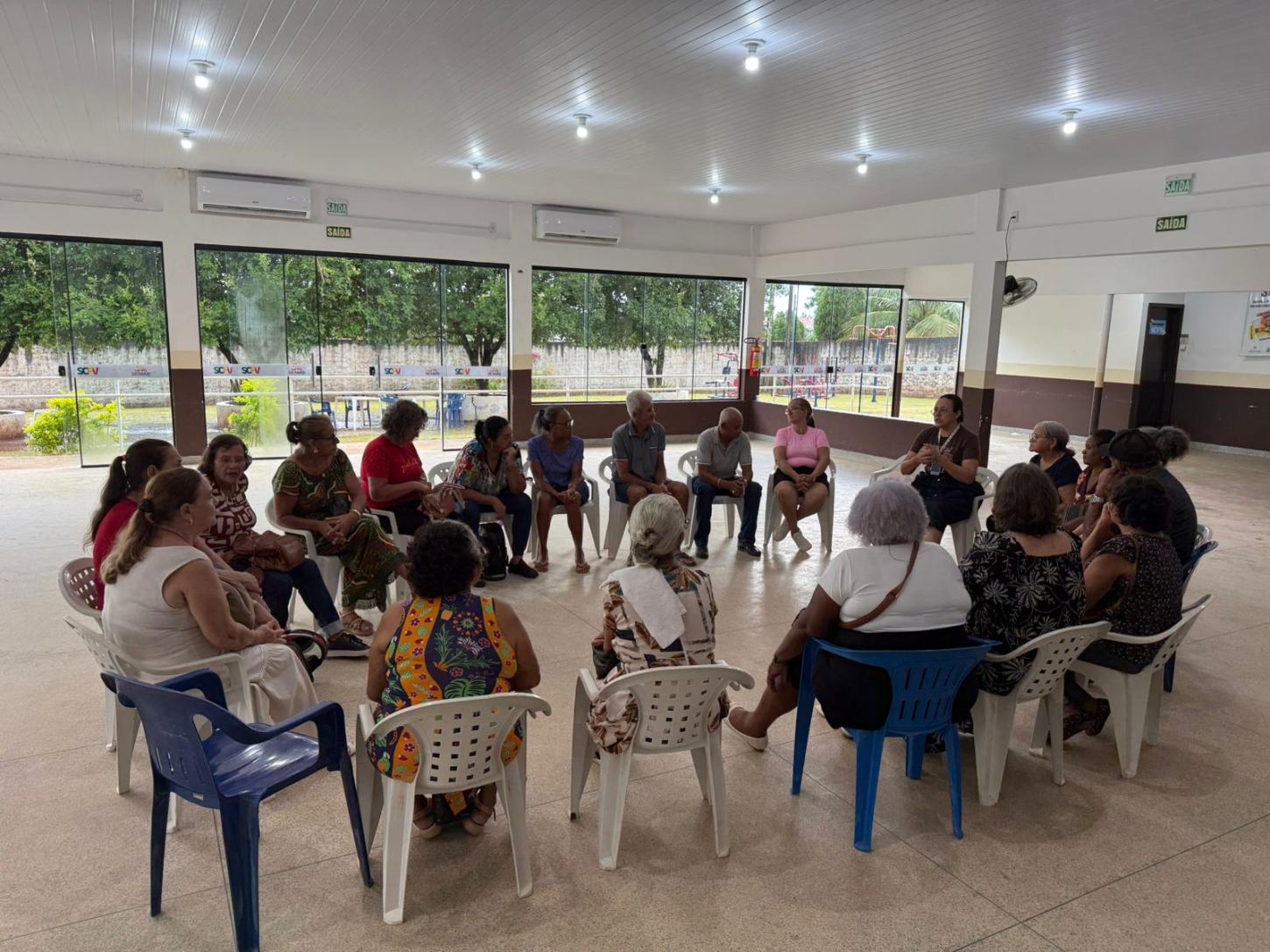 CRAS promove atividades de fortalecimento de vínculos e bem-estar para idosos em Rolim de Moura