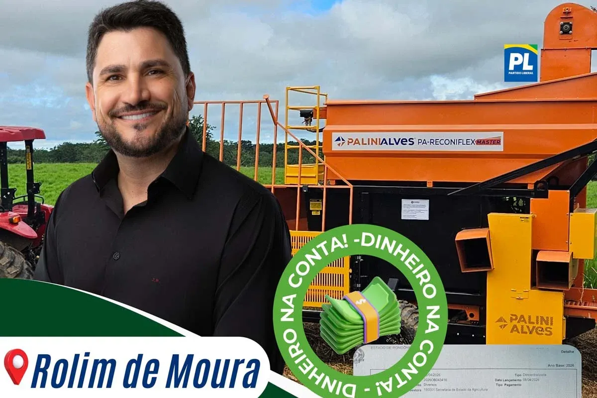 EMENDA - Deputado Jean Mendonça destina R$ 198 mil para fortalecer agricultura familiar em Rolim de Moura